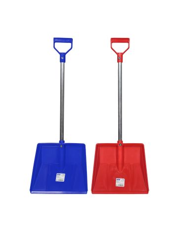 SNOW SHOVEL LIME ALUMINIUM STICK 71X26CM