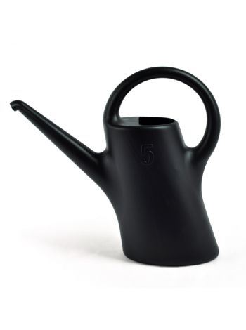 WATERING CAN 5L BLACK EVERGREEN