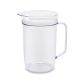 MEASURING JUG 1.5L WITH LID CLEAR/WHITE