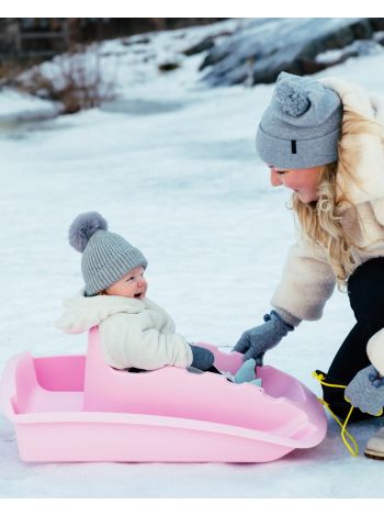 BABY SLED ROSA 78X52X30CM