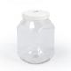 PET-JAR 2L OCTAGONAL/WHITE LID