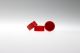SCREW CAP 22 MM RED