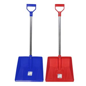 SNOW SHOVEL LIME ALUMINIUM STICK 71X26CM